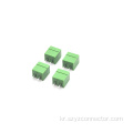 3.81mm 피치 플러그 가능한 터미널 블록 수컷 2p
